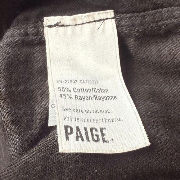 Paige Men's Cotton Blend Flannel Button-up Shirt Canterbury Plum Medium NWOT - Picture 7 of 8